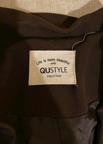 Kadın Kahverengi Kumaş Blazer Ceket - Görsel 4