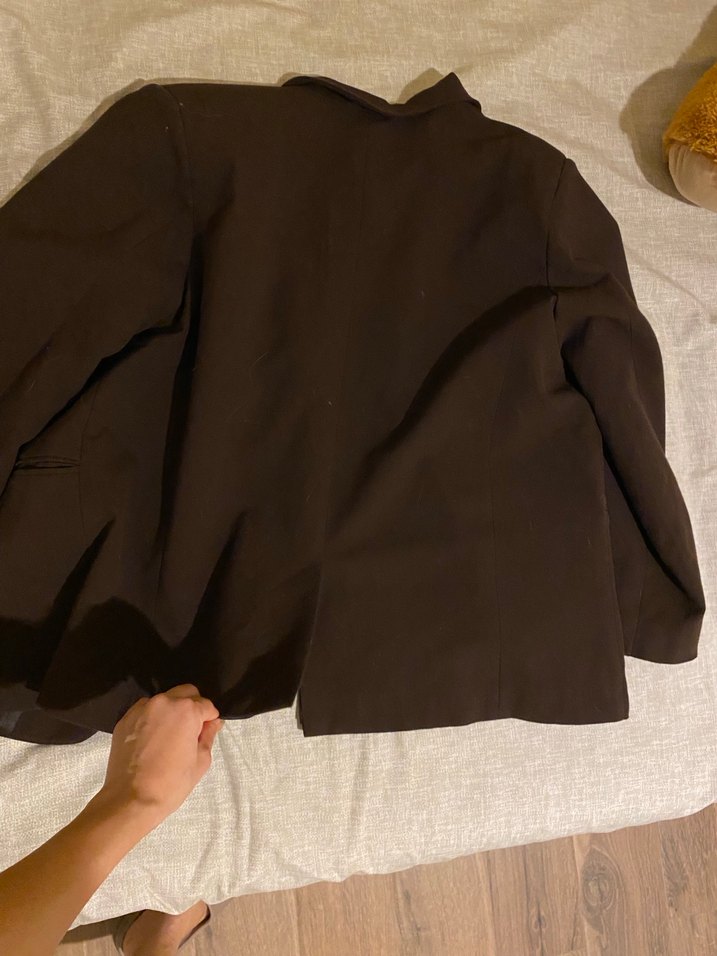 Kadın Kahverengi Kumaş Blazer Ceket - Görsel 5