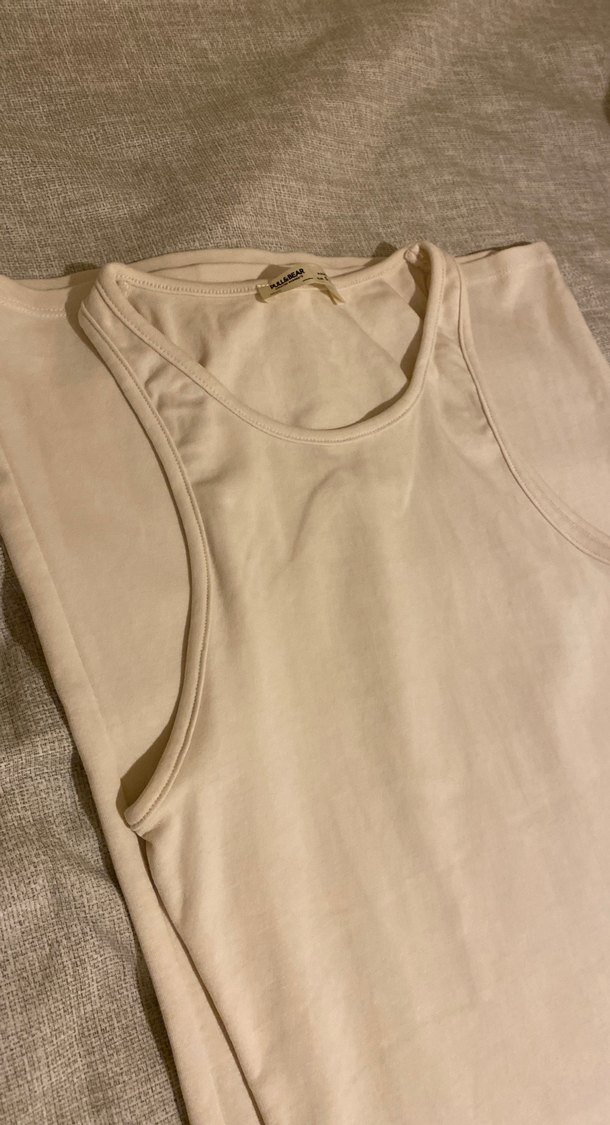 Bej Uzun Midi Elbise vücutu saran - Görsel 3