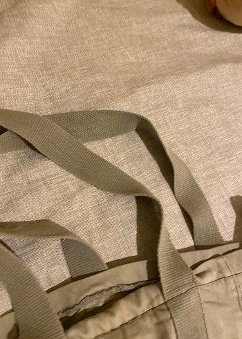 Bej Keten Kadın Günlük Çanta - Görsel 2