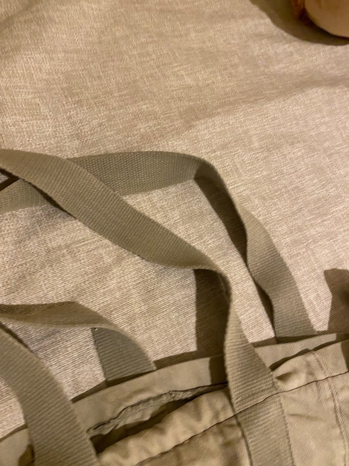 Bej Keten Kadın Günlük Çanta - Görsel 2