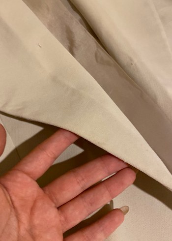 Bej Kadın Ofis Blazeri, Düğmeli, Uzun Kollu - Görsel 3