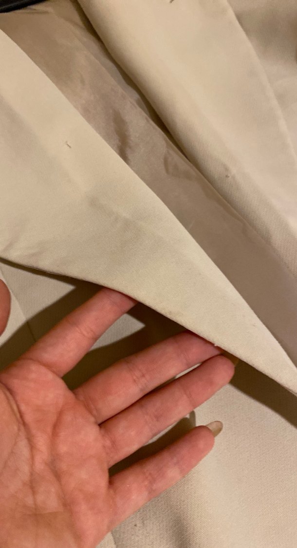 Bej Kadın Ofis Blazeri, Düğmeli, Uzun Kollu - Görsel 3