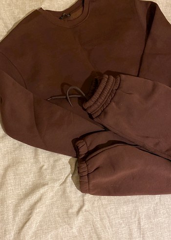 Kadın Kahverengi Rahat Takım - Görsel 3