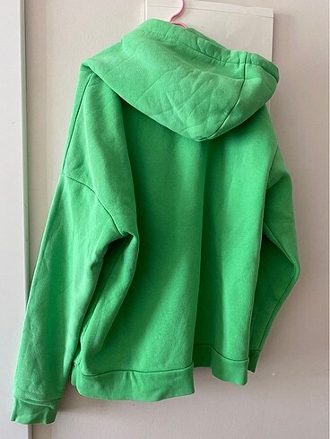 s Beden Baskılı Yeşil Sweatshirt