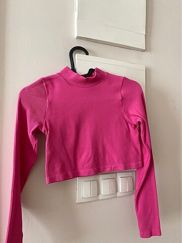 Seamless fitilli pembe top