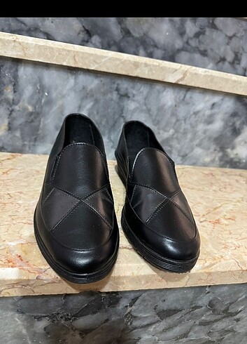 Wannetti Siyah Kadın Oxford Loafer