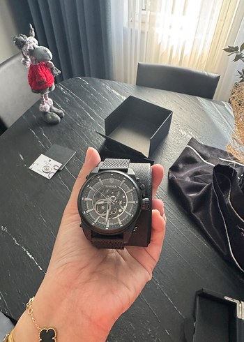 Wainer Siyah Metal Hasır Kordon saat - Görsel 8