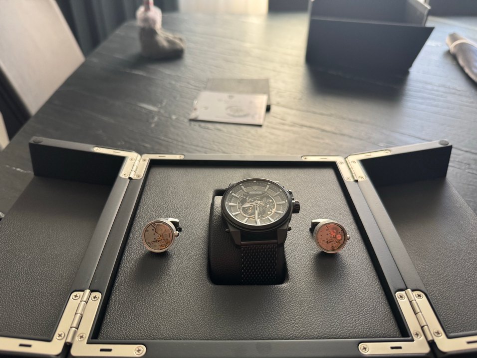 Wainer Siyah Metal Hasır Kordon saat - Görsel 3