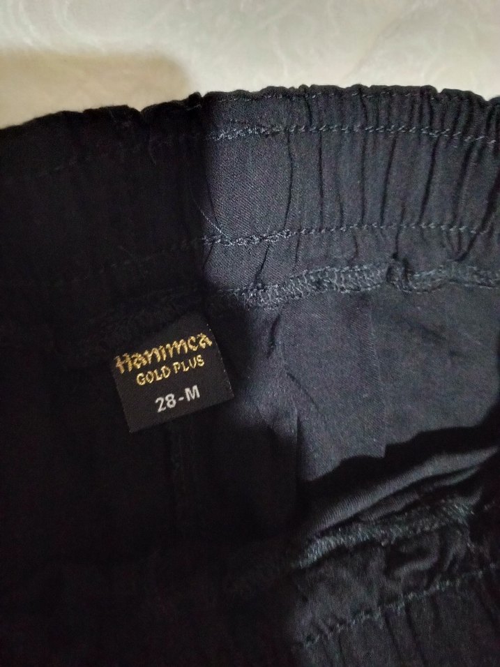 Siyah Salaş Kumaş Pantolon Püsküllü - Görsel 5