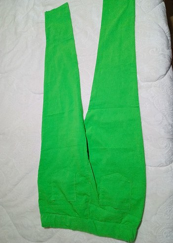 Yeşil Rahat Kesim Kadın Kumaş Pantolon - Görsel 3