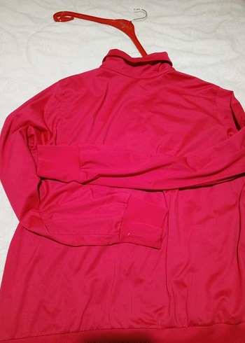 Fermuarlı Pembe Spor Ceket - Görsel 5