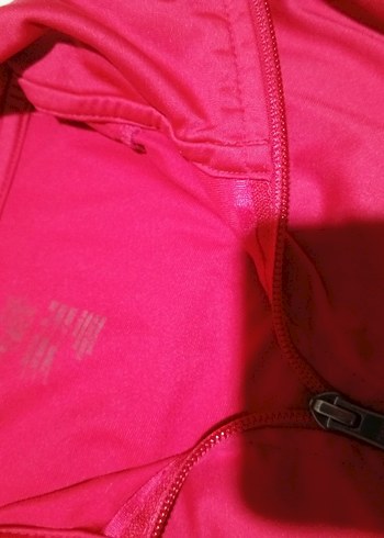 Fermuarlı Pembe Spor Ceket - Görsel 7