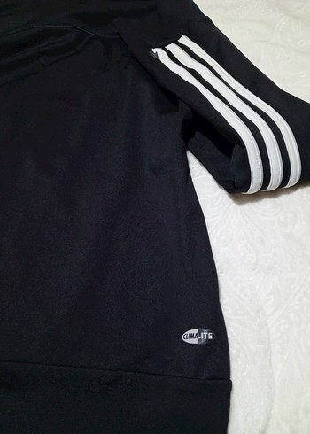 Siyah Adidas Fermuarlı Spor Ceket - Görsel 3