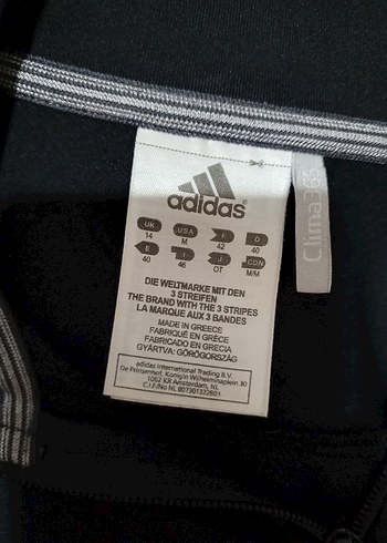 Siyah Adidas Fermuarlı Spor Ceket - Görsel 5