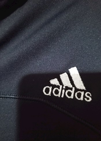 Siyah Adidas Fermuarlı Spor Ceket - Görsel 4
