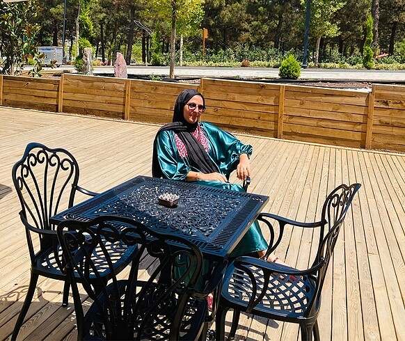 Diğer Yeşil saten elbise