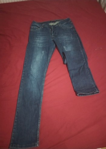 Kadın Mavi Denim Kot Pantolon