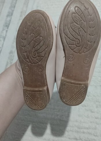 Kız Çocuk Bej Fiyonklu Babet - Görsel 5