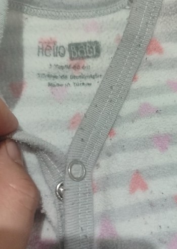 Kız Çocuk Gri Düğmeli V Yaka Yelek - Görsel 5