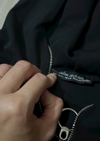 Erkek Kapüşonlu Fermuarlı Mavi Eşofman Takımı - Görsel 2