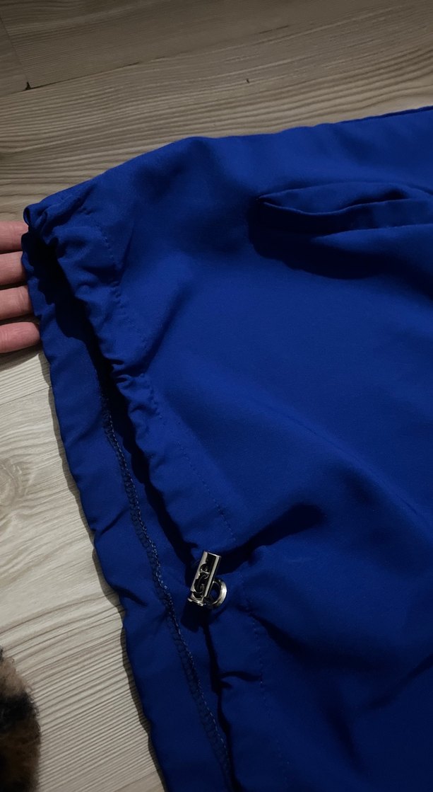 Erkek Kapüşonlu Fermuarlı Mavi Eşofman Takımı - Görsel 3