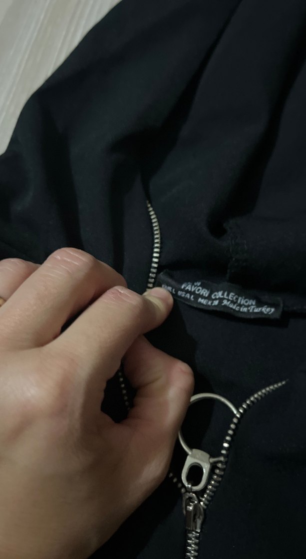 Erkek Kapüşonlu Fermuarlı Mavi Eşofman Takımı - Görsel 2