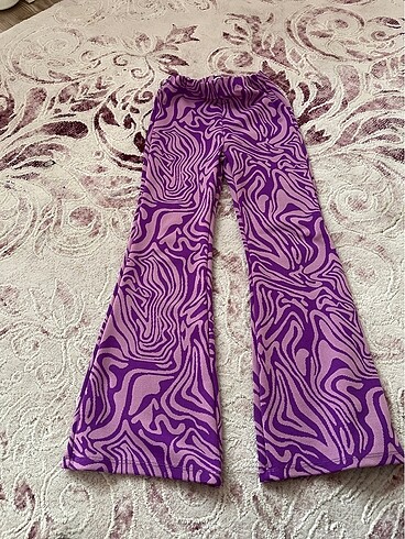 Kız çocuk bol paça pantolon