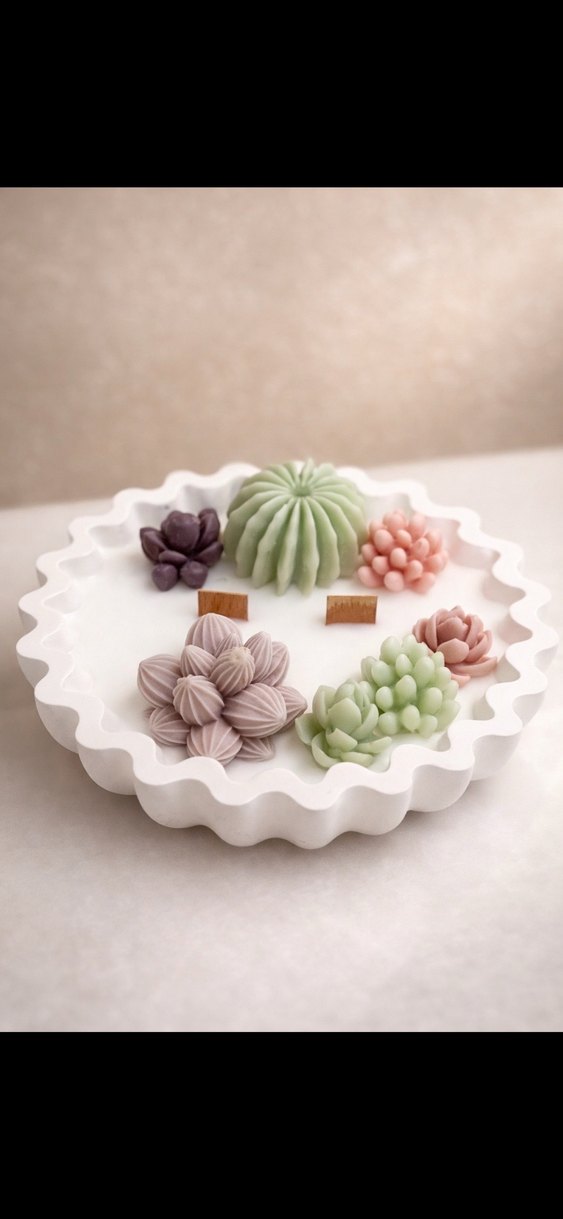 Kaktüs Mum Seti - Görsel 2