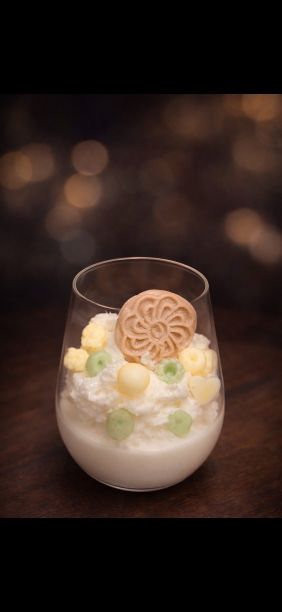 Süslemeli Bardak Mum - Görsel 2