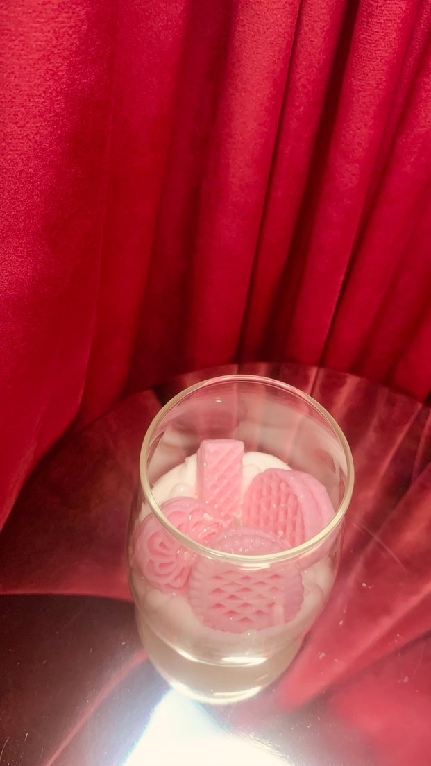 Pastel Pembe Mum ve Mumluk Seti - Görsel 5