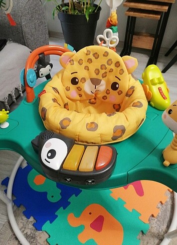 Beden yeşil Renk Fisher Price Hoppala Sevimli Leopar Jumperoo