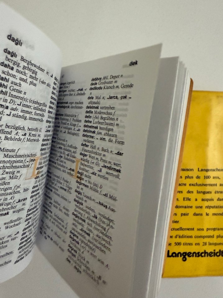 Langenscheidts Türkçe-Almanca ve Türkçe-Fransızca Sözlük Seti - Görsel 2