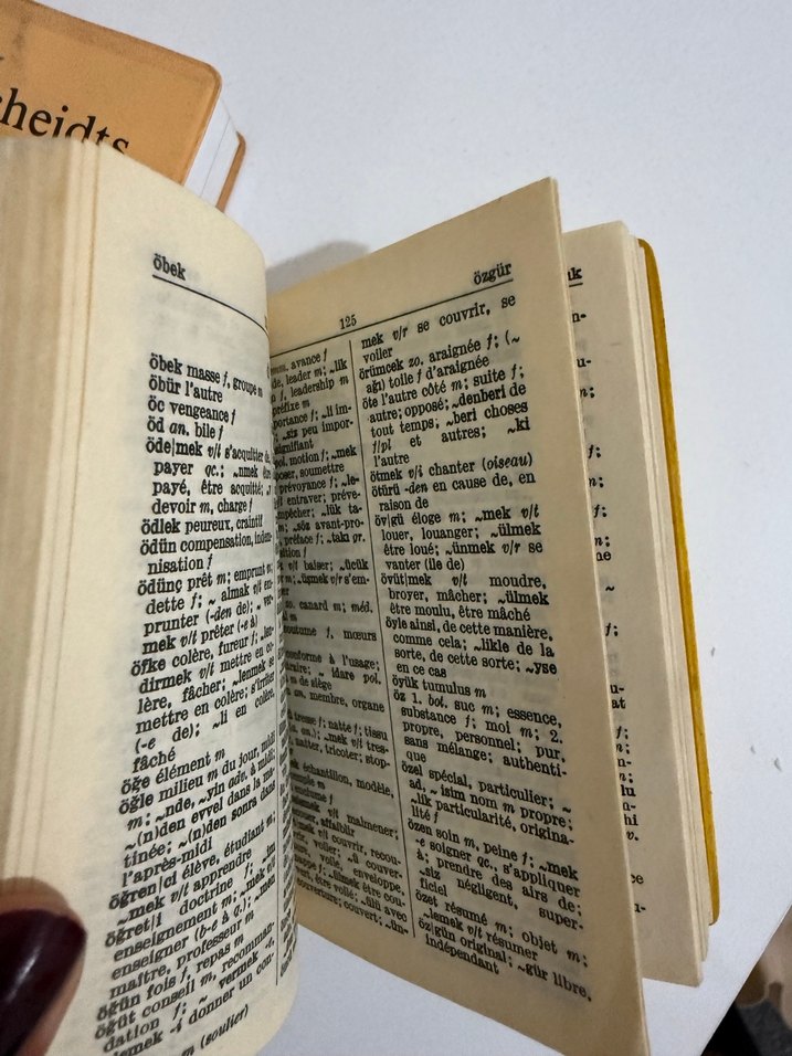 Langenscheidts Türkçe-Almanca ve Türkçe-Fransızca Sözlük Seti - Görsel 5