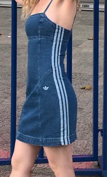 Adidas denim elbise