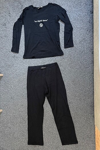 Siyah pijama Penti