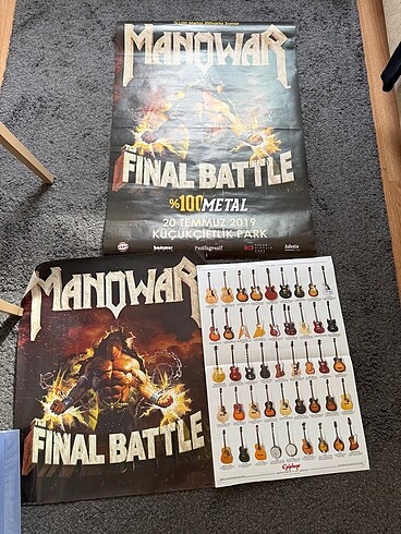 manowar 2019 tur posterleri