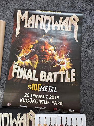 Diğer manowar 2019 tur posterleri