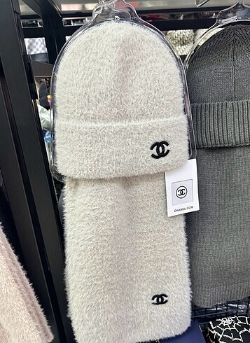 Chanel atkı bere takımı