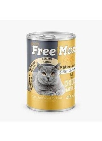 Freemax Kedi Maması Yaş Konserve Çeşitleri 400gr x12