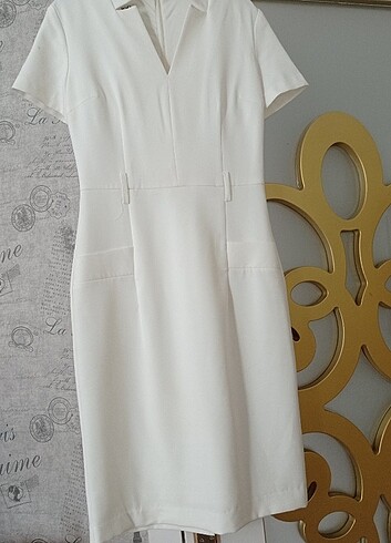 xs Beden beyaz Renk elbise