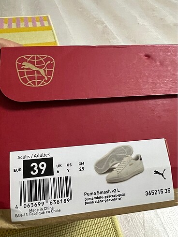 39 Beden Puma Sneaker