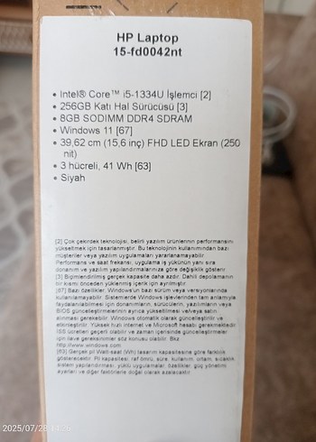 Lacivert HP Dizüstü Bilgisayar - Görsel 3