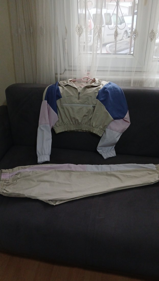 Renkli Mini Kadın Spor Ceket - Görsel 2