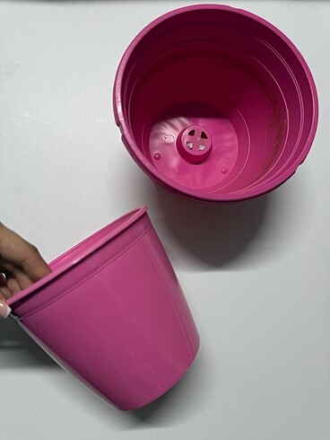Pembe plastik ic saksi