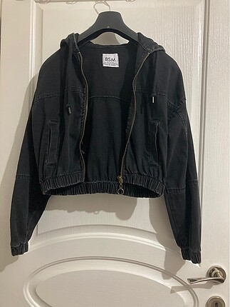 Crop kot ceket