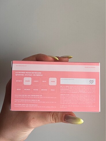 Missha Lilybyred cupid keyboard