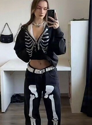 Skeleton Hırka