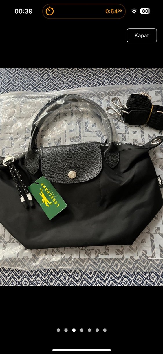 Longchamp Siyah Şehir Çantası — görsel 2/4