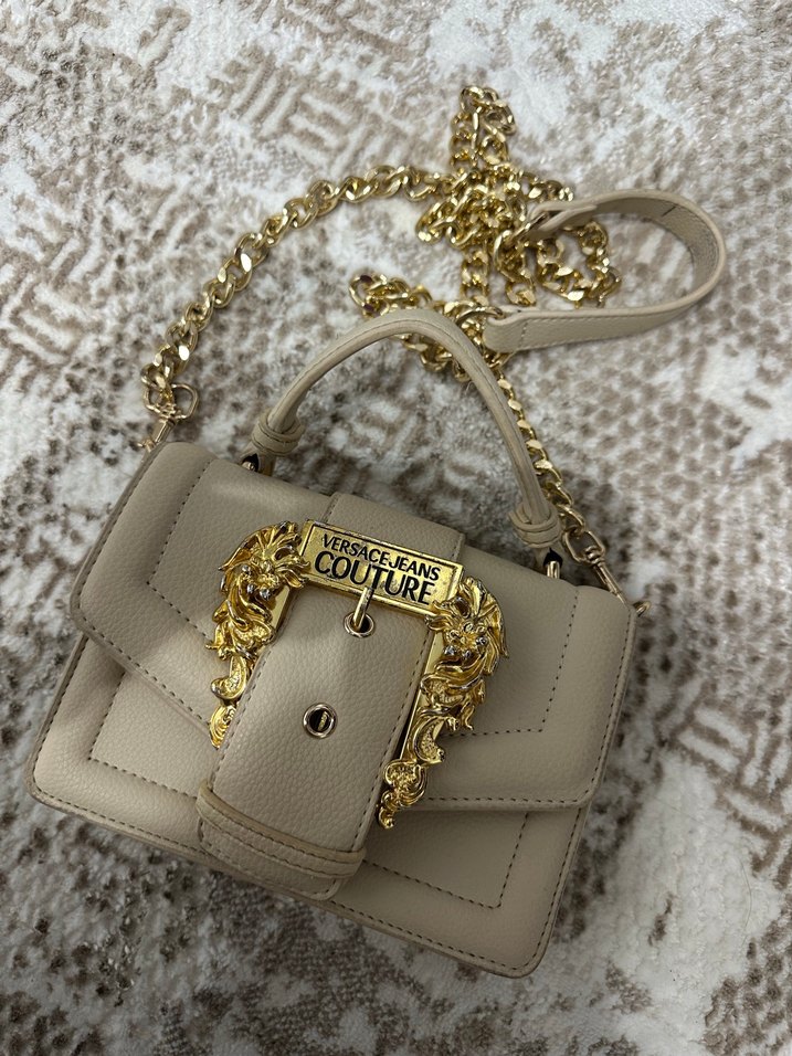 Versace Jean Mini Krem Çanta — görsel 2/3